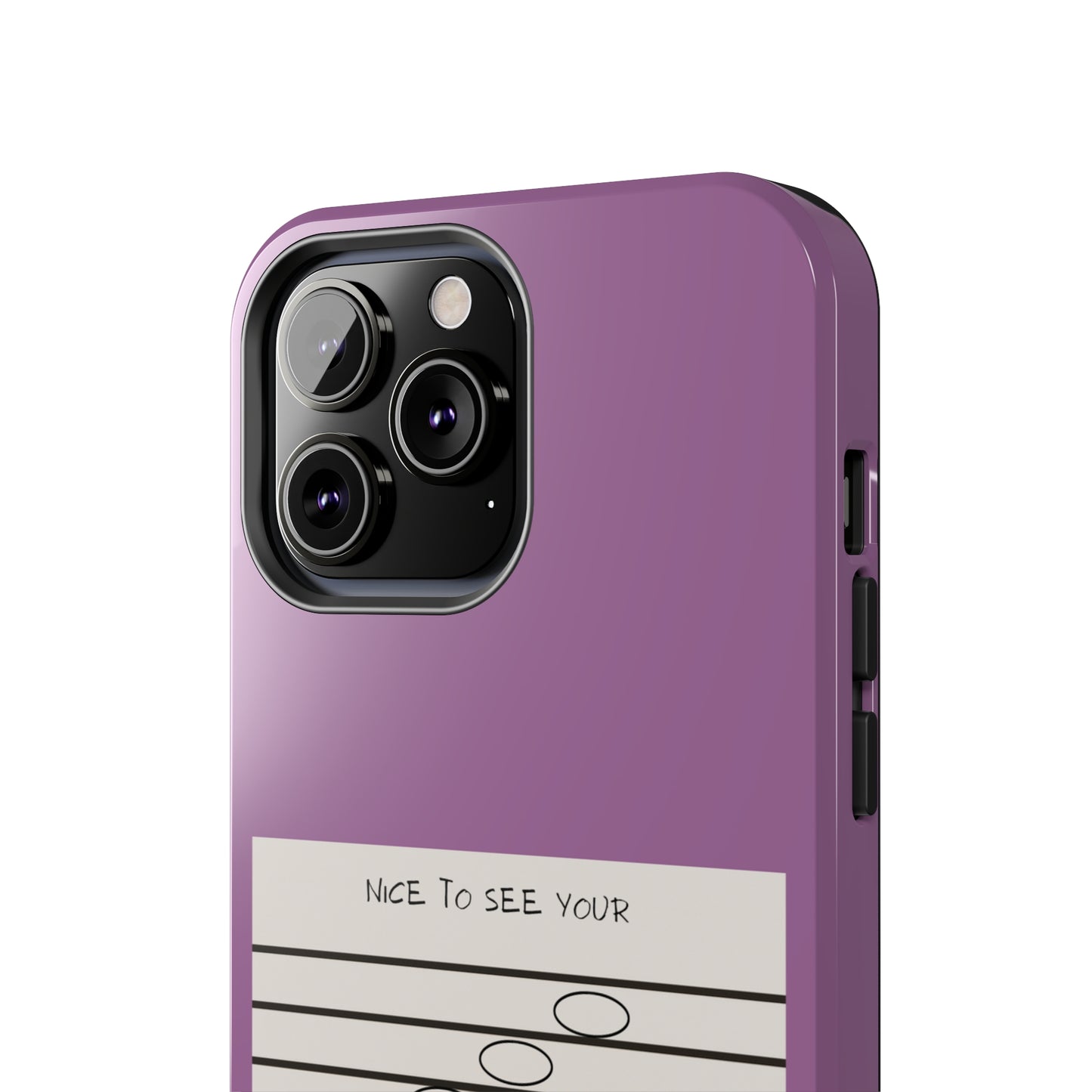 Purple Nice To See Your Face | Mostly iPhone Cases | MIC