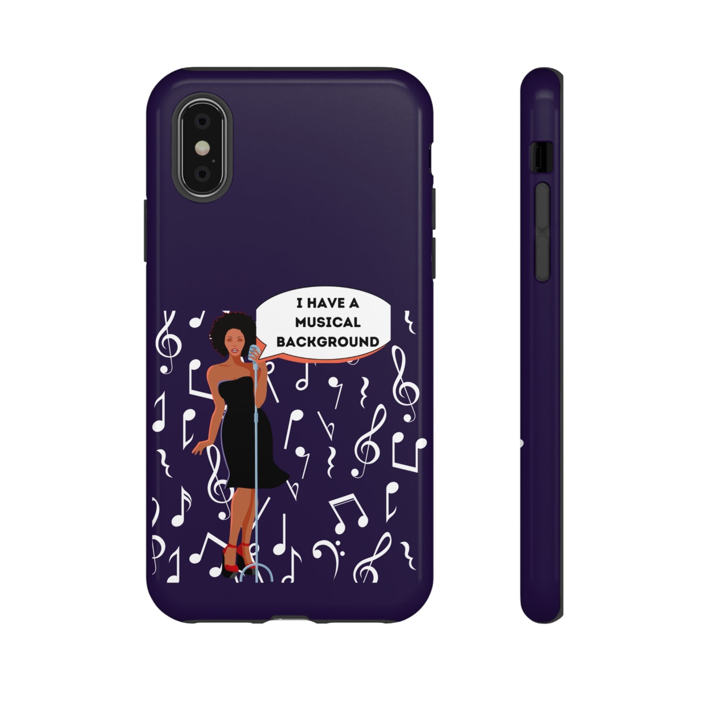 Lady Singer With Musical Background | Mostly Android Cases | MAC